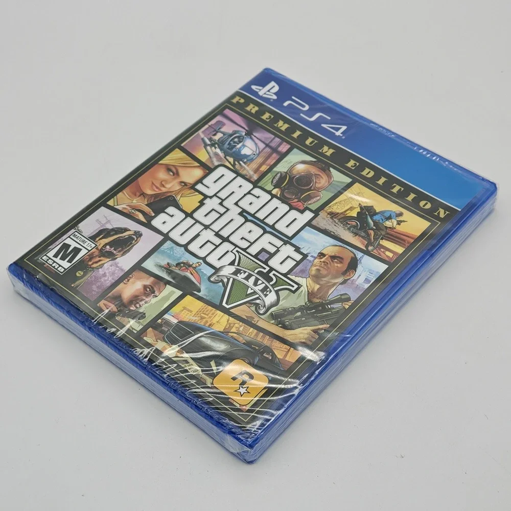 Grand Theft Auto V Premium Edition PS4 Brand New Factory Sealed GTA 5 US Version